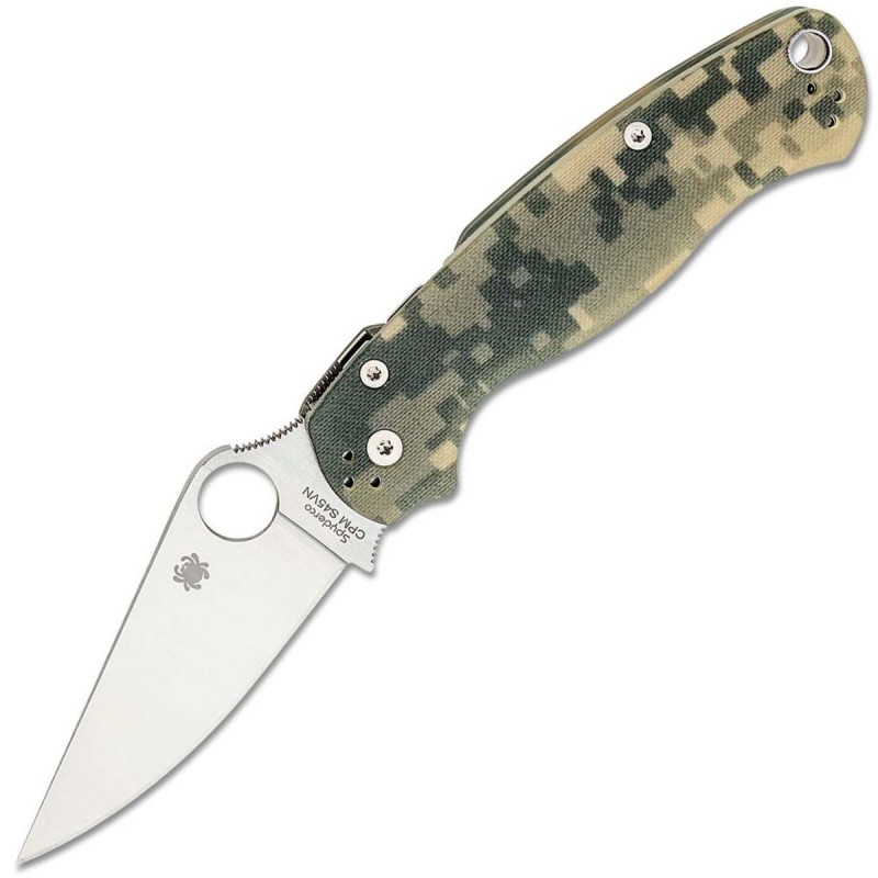 Spyderco Paramilitary 2 Folding Knife - 3.42" CPM-S45VN Blade Digital Camo Handle