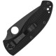 Spyderco LW Tenacious Folding Knife - 3.39" 8Cr13MoV Black Stainless Steel Plain Blade Black Handle