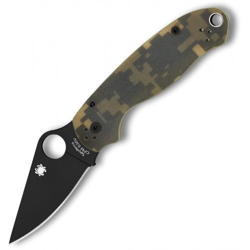 Spyderco Paramilitary 3 Folding Knife - 3" CPM-S45VN Black Blade Camo FRN Handle