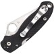 Spyderco Paramilitary 3 Folding Knife - 3" CPM-S45VN Spyderedge Serrated Blade Black G10 Handle