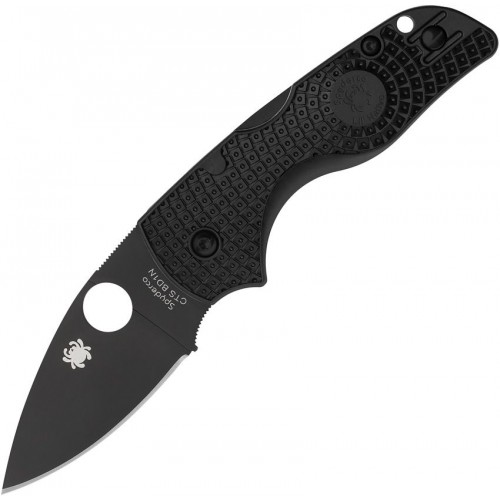 Spyderco Lil' Native Folding Knife - 2.38" CTS-BD1 Black Blade Black FRN Handle