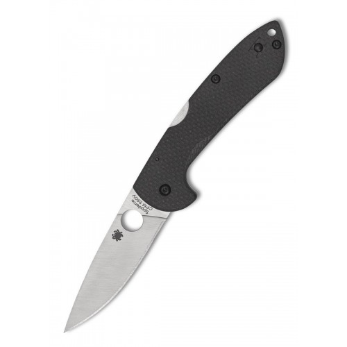 Spyderco Siren Sprint Run Folding Knife - 3.6" CPM-S90V Plain Blade Peel-Ply CF Handle