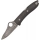 Spyderco Max SpyOpera Sprint Run Folding Knife - 2.9" Thor Damasteel Blade Carbon Fiber Handle