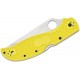 Spyderco Stretch 2XL Salt Folding Knife - 3.92" Serrated Blade, Yellow Handle