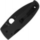 Spyderco Bodacious Folding Knife - 3.66" S30V Black Leaf Shaped Plain Blade Smooth Black G10 Handle