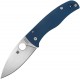 Spyderco Bodacious Folding Knife - 3.63" CPM-SPY27 Stainless Steel Blade Cobalt Blue G10 Handle