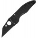Spyderco MicroJimbo Salt Folding Knife - 2.45" Black DLC MagnaCut Blade Black G10 Handle