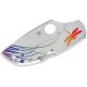 Spyderco Dragonfly SS Tattoo 2.29" VG10 Plain Blade Steel Handles with Etch