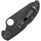 Spyderco Salt 2 LW Folding Knife - 3" H2 Serrated SpyderEdge Black Blade Black FRN Handle