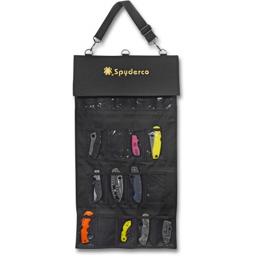 Spyderco SpyderPac Small Carrying Case Holds 18 Folding Knives