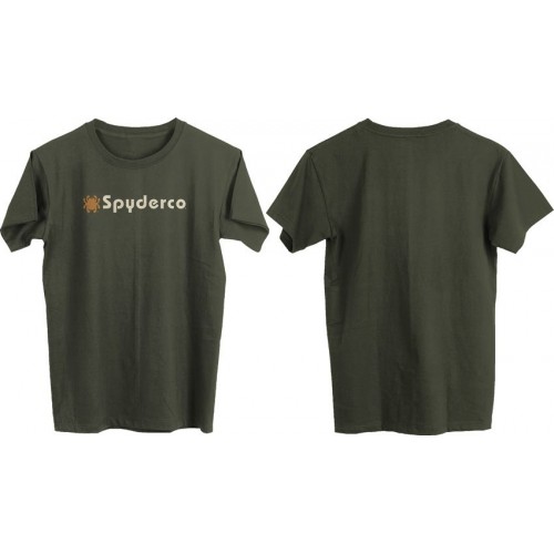 Official Spyderco Bug Unisex T-Shirt Military Green X-Large