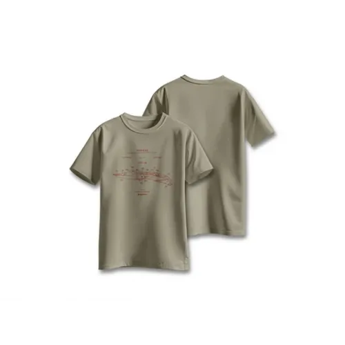 Official Spyderco Worker Patent T-Shirt Khaki Brown - XLarge