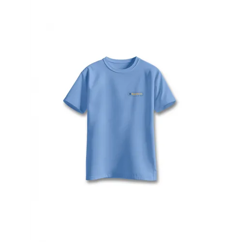 Official Spyderco Vintage Knife Character T-Shirt Blue - XLarge