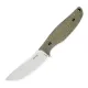 SRM Knives Fossa Fixed Blade Knife - 3.44" 14C28N Blade Green Weave Linen MIcarta Handle Cyclaire Knives and Tools