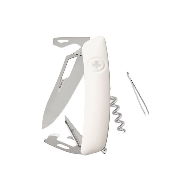 Swiza SH039R AM White 11 Function Multi-Tool - 2.95" Blade