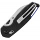 Tenable Knives Model 6 Crossbar Folding Knife - 3.1" 14C28N Sheepsfoot Blade Black G10 Handle