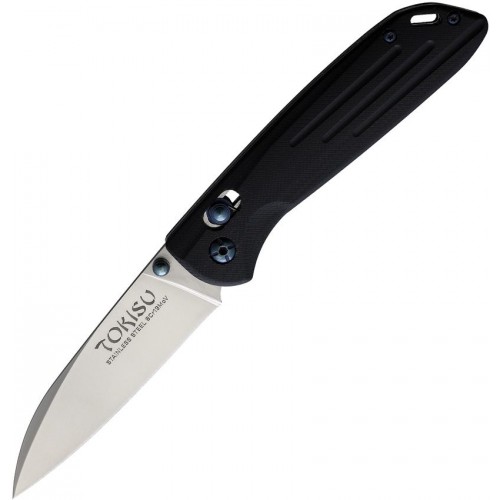 Tokisu Rapid Lock Pocket Knife – 3.5" 7Cr17MoV Steel Blade G10 Handle