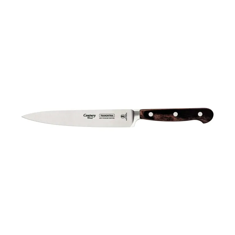 Tramontina 6" Utility Kitchen Knife - Century Wood Handle