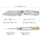 Trivisa Firefly Ultra-S Crossbar Lock Folding Knife - 2.99" M390 Steel Blade Titanium Handle Cyclaire Knives and Tools