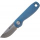 UCO Ingalls UK EDC Folding Knife - 2.6" D2 Stonewashed DP Blade Blue GRN Handle