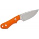 Viper Knives Handy Fixed Blade Knife - 3.3" CPM-MagnaCut Blade 3D Machined Orange G10 Handle