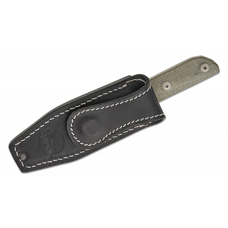 Viper Mirror2 Fixed Blade Knife - 3.25" M390 Blade 3D Machined Green Canvas Micarta Handle