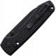 Vosteed Raccoon Crossbar Lock Folding Knife - 3.25" Black Nitro-V Steel DP Blade Black Aluminium Handle