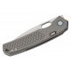Vosteed Psyop Top Liner Lock - 3.32" Elmax Blade with Grey Checkered Titanium Handle