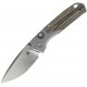 Vosteed Psyop 299 Folding Knife - 2.99" S35VN Satin DP Blade Green Norplex UltreX Micarta Handle
