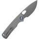 Vosteed Porcupine Folding Knife  - 2.99" 14C28N DP Blade Grey G10 Handle