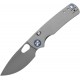 Vosteed Porcupine Folding Knife  - 2.99" 14C28N DP Blade Grey G10 Handle