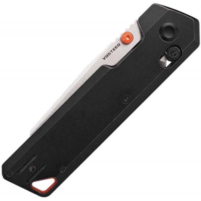 Vosteed Parallel Crossbar Lock Folding Knife - 2.9" 154CM Blade Black Titnaium Handle