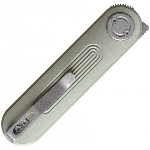 Vosteed Corgi-V 295 Vanchor Lock Pocket Knife - 2.95" S35VN Blade Green Aluminum Handle