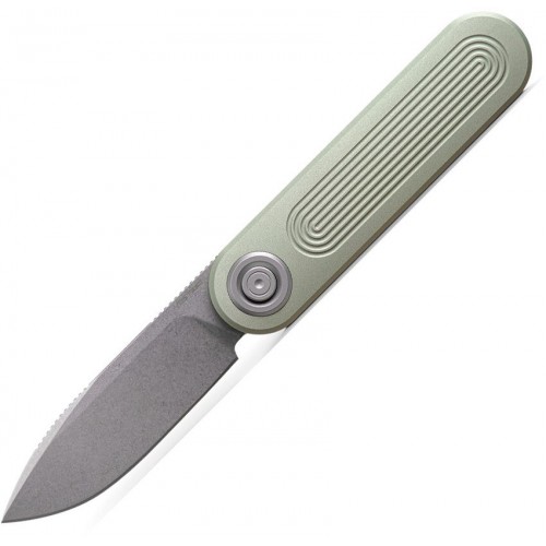 Vosteed Corgi-V 295 Vanchor Lock Pocket Knife - 2.95" S35VN Blade Green Aluminum Handle
