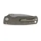 Vosteed Porcupine TiSlim Top Liner Lock Folding Knife - 3.04" S90V Blade Acid Wash Titanium Handle Cyclaire Knives and Tools