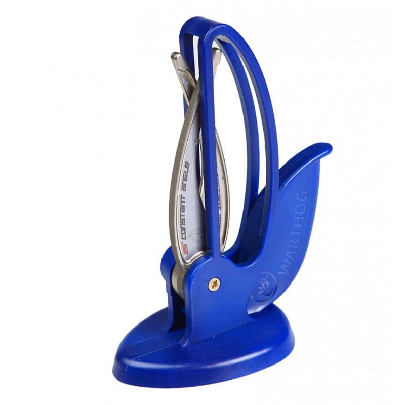 Warthog V-Sharp Curve Knife Sharpener Blue
