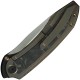 We Knife Winsome Folding Knife - 3.74" M390 Blade Bronze Titanium Handle Marble CF Inlays