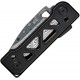 We Knife Tyro Superlock Folding Knife - 2.91" Damasteel DP Blade Black & Gold Machined Titanium Handle