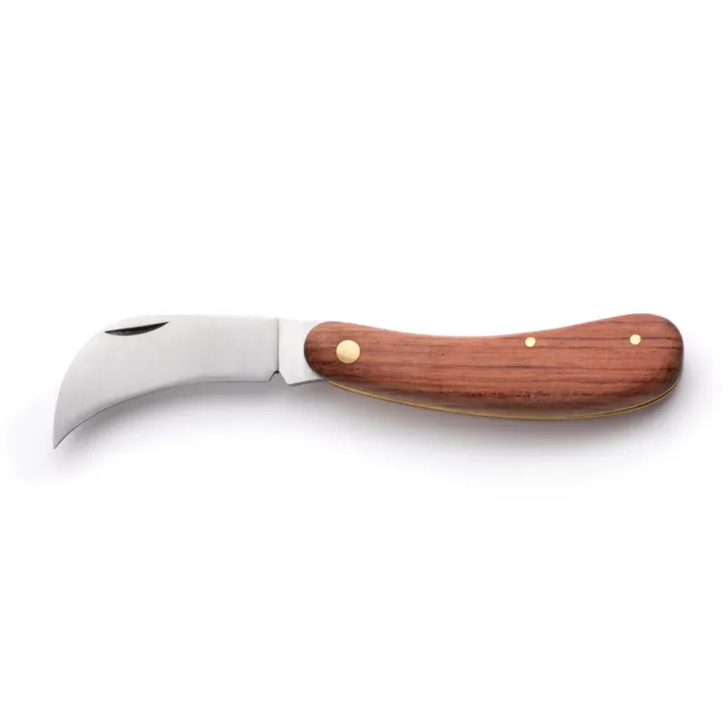 Whitby 2.5" UK EDC Pruning Knife Carbon Steel Blade Wooden Handle Cyclaire Knives and Tools