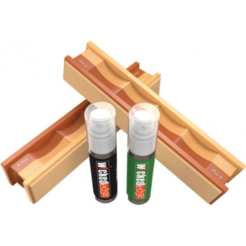 Wicked Edge Leather Strops with 2 and 4 Micron Diamond Emilsion