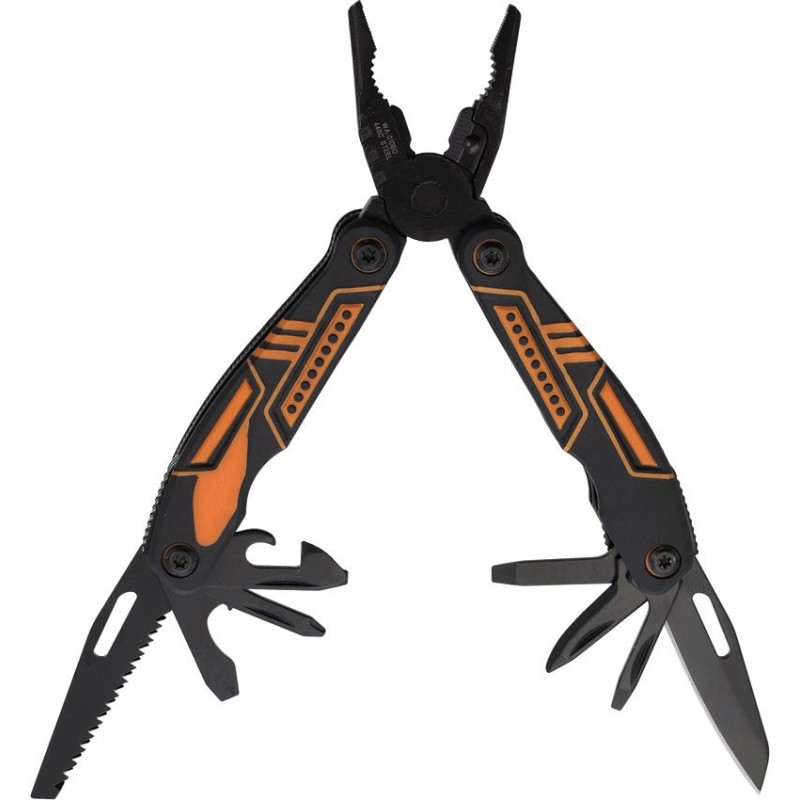 WithArmour Ranger Multitool – Orange Tactical 12-in-1 Outdoor Survival Tool