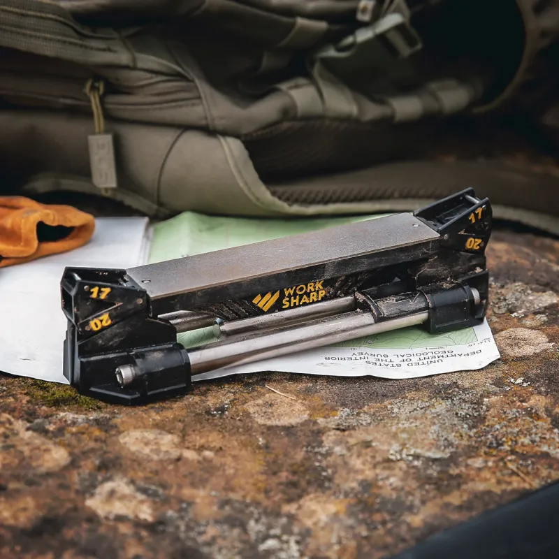 Work Sharp Guided Sharpening System - Complete Benchtop Sharpening and Honing System Cyclaire Knives and Tools