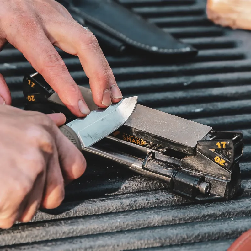 Work Sharp Guided Sharpening System - Complete Benchtop Sharpening and Honing System Cyclaire Knives and Tools