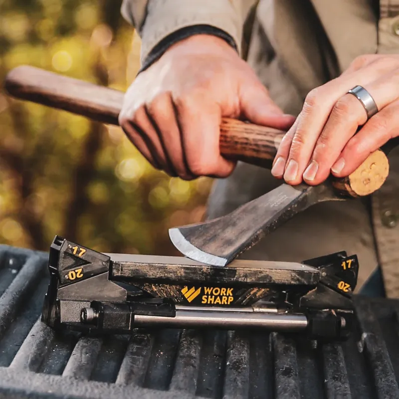 Work Sharp Guided Sharpening System - Complete Benchtop Sharpening and Honing System Cyclaire Knives and Tools