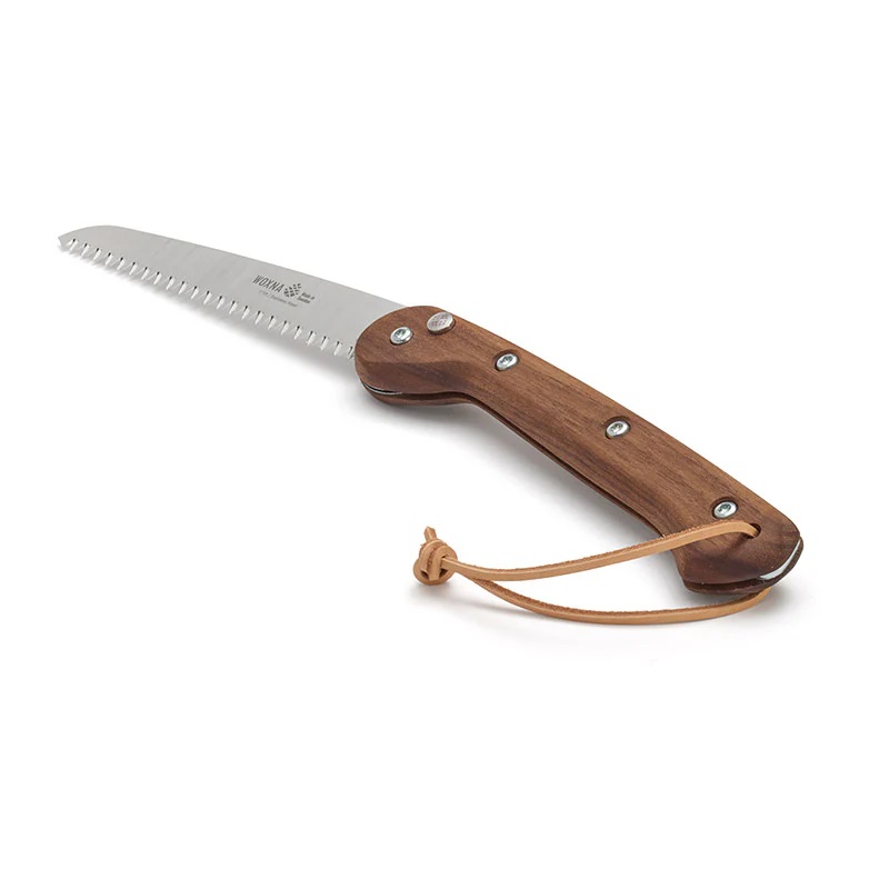 Woxna Ljusnan Foldable Saw - 7" Stainless Steel Blade 7 TPI American Walnut Handle