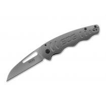 SOG Escape FL Pocket Knife - 3.54" Blade, Stainless Steel Handle
