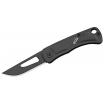 SOG Centi I UK EDC Folding Knife - 1.4" Black Oxide Blade, Black Stainless Steel Handles