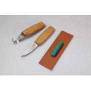 BeaverCraft S03L - 4 Piece Left Handed Wood Carving Tool Set For Beginners