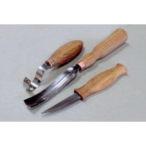 Beaver Craft S14 Spoon Wood Carving Knife Set with Gauge