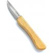 BeaverCraft C1M Small Sloyd Wood Carving Knife with Ash Handle